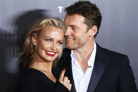 sam worthington kinder|Lara & Sam Worthingtons marriage: inside their。